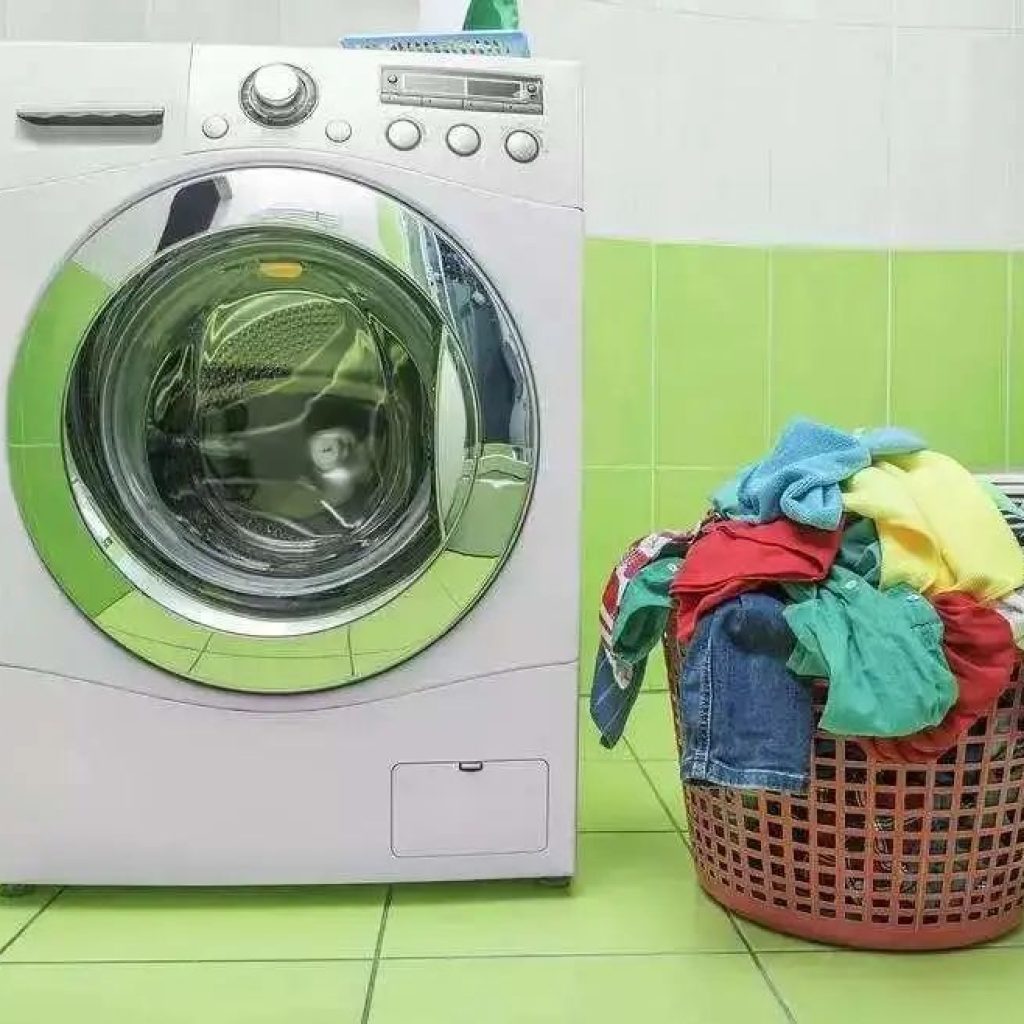 Throw all your clothes in the washing machine