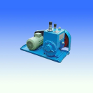 Two-stage rotary vane vacuum pump