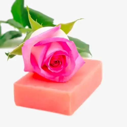 rose scented bath soap
