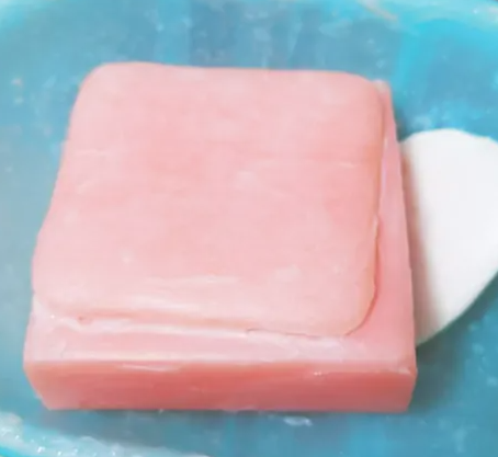 two bars of soap to stick together